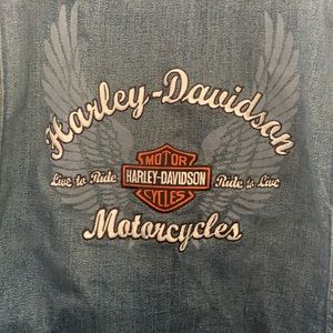 Genuine denim Harley Davidson women’s vest